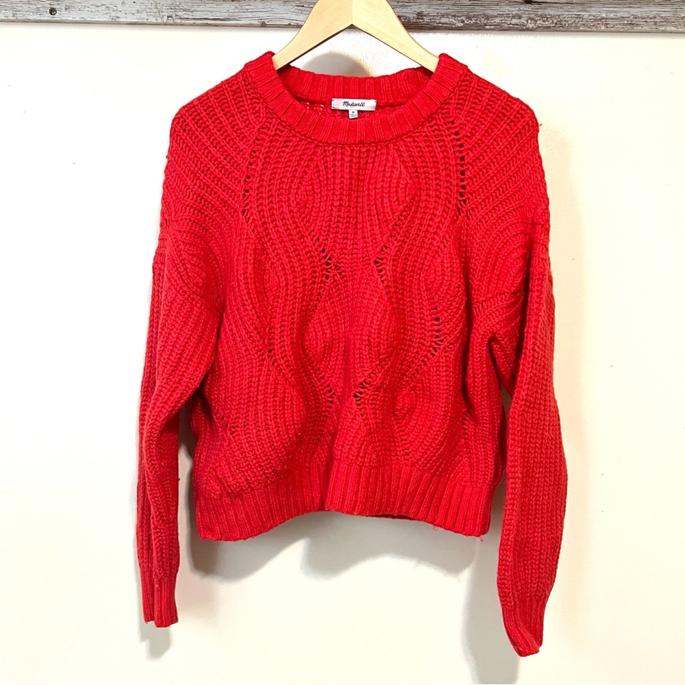 Madewell everette rib play sweater size M
